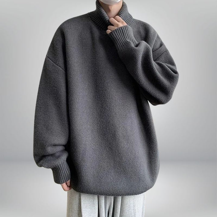 JACQUE | weicher Oversized Rollkragenpullover