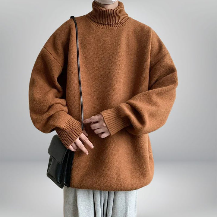 JACQUE | weicher Oversized Rollkragenpullover