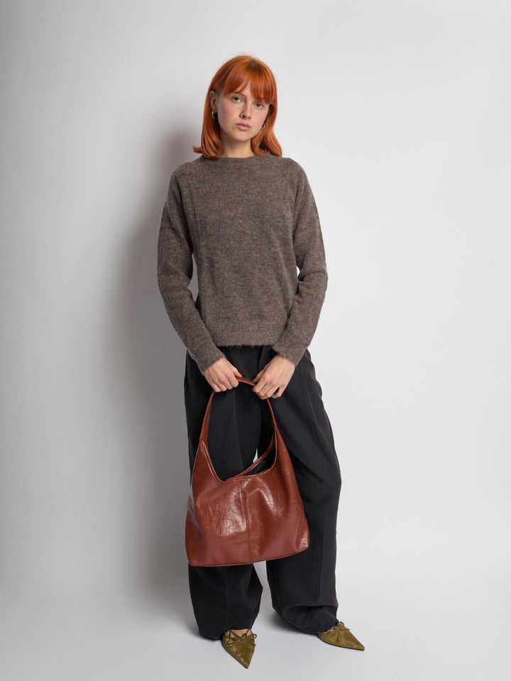 Scarlett | Distressed Leather Tote