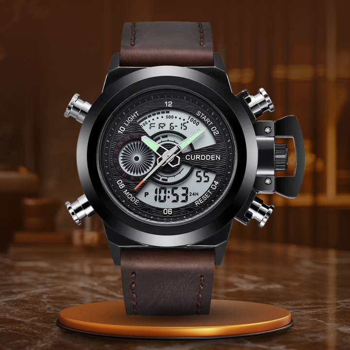 Dual Time Fashion Chronographenuhr