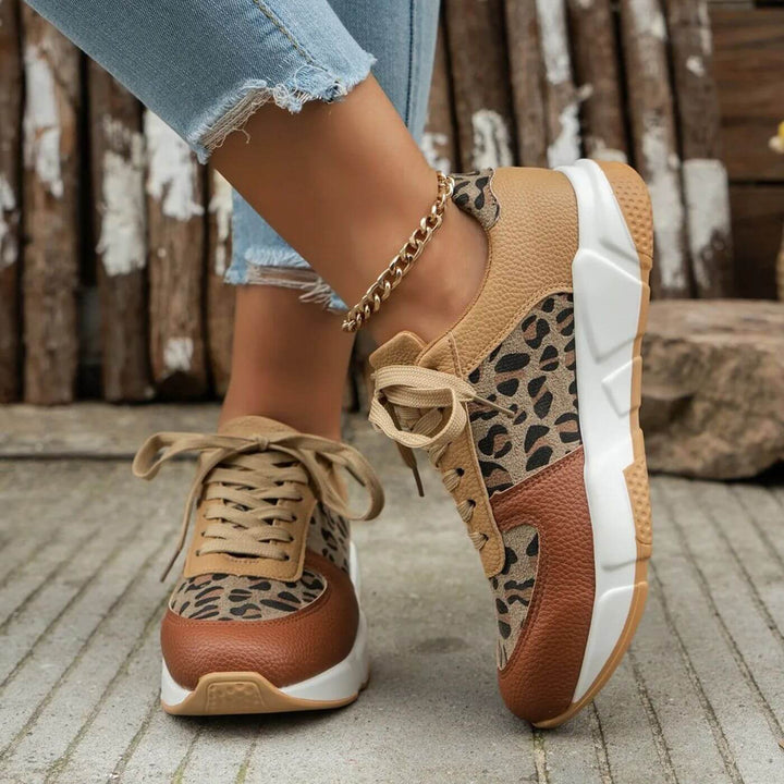 Elora™ - Orthopädische Leopard Sneakers