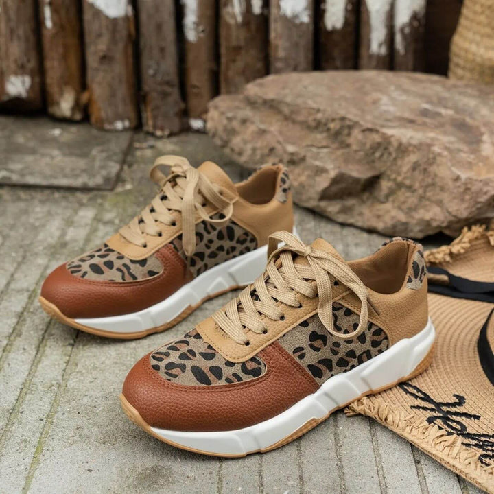 Elora™ - Orthopädische Leopard Sneakers