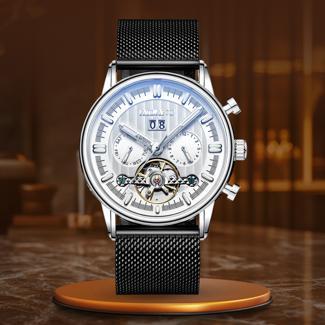 Modische wasserdichte Tourbillon-Uhr