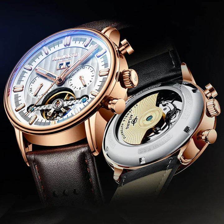 Modische wasserdichte Tourbillon-Uhr