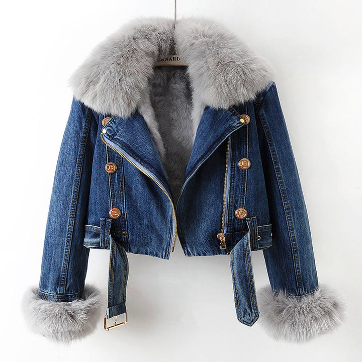 CECILIA™ | JEANSJACKE MIT FELL