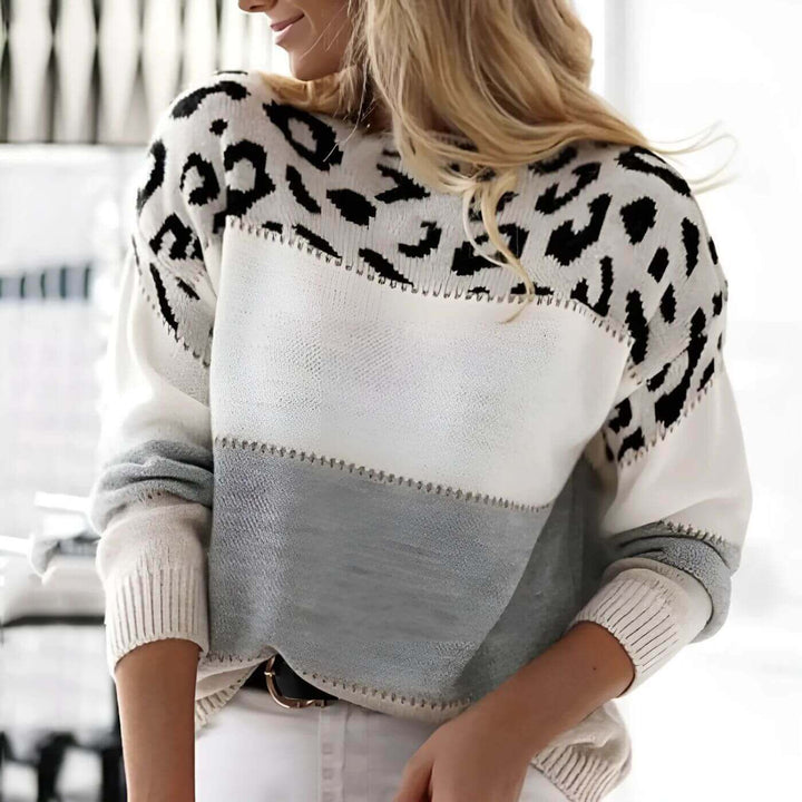 Louise™ - Pullover mit Leopardenmuster