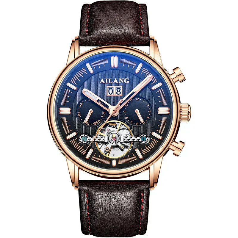 Modische wasserdichte Tourbillon-Uhr