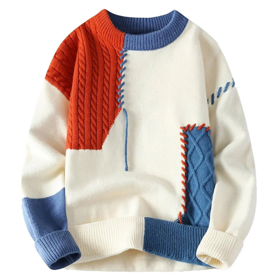 Luc | Patchwork Pullover