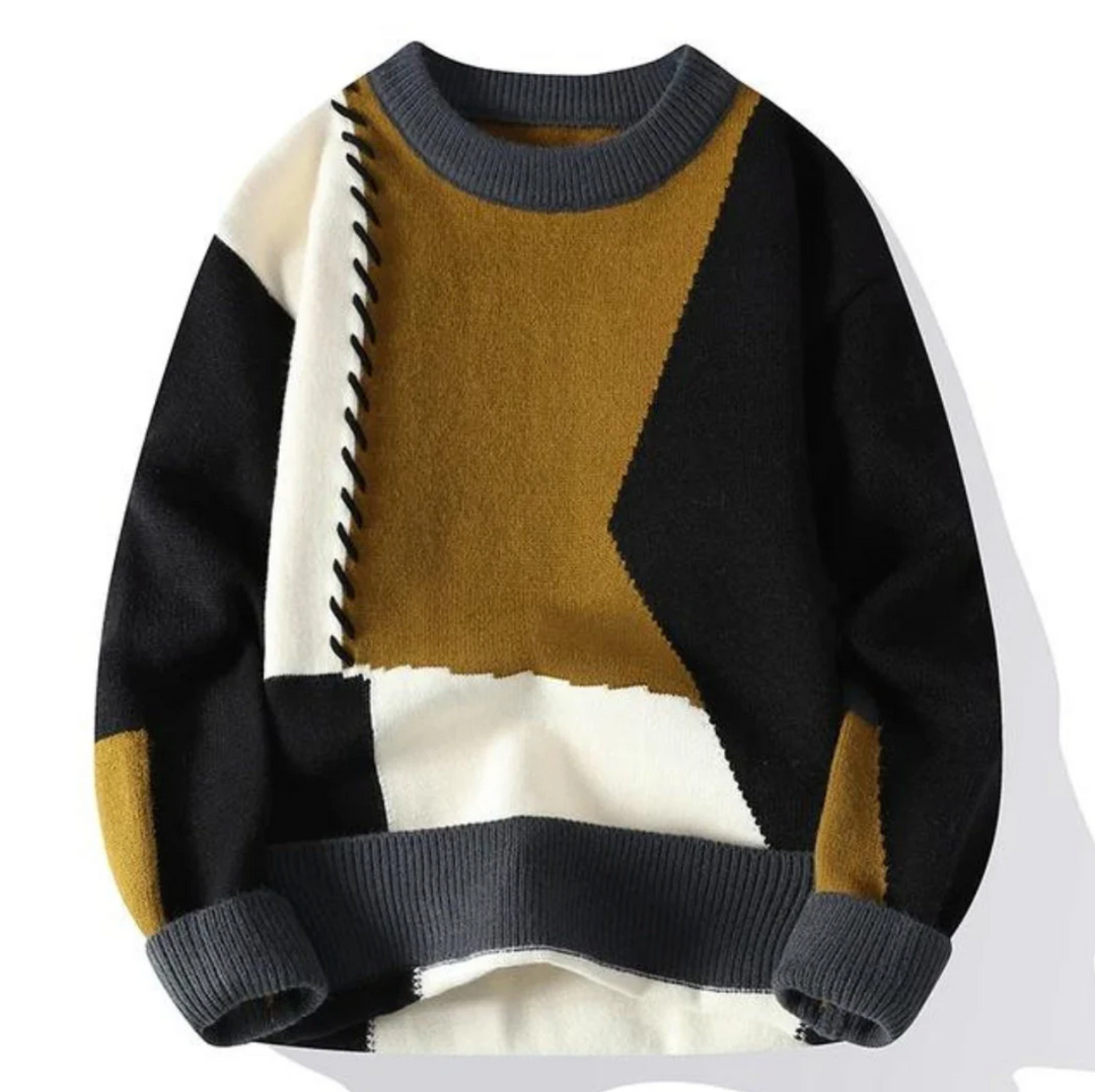 Luc | Patchwork Pullover