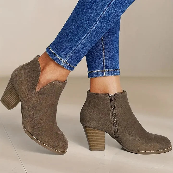 ALEXE™ | BOTTINES FEMME AVEC TALON ÉPAIS