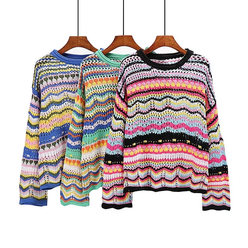 Lily - Striped jumper for women