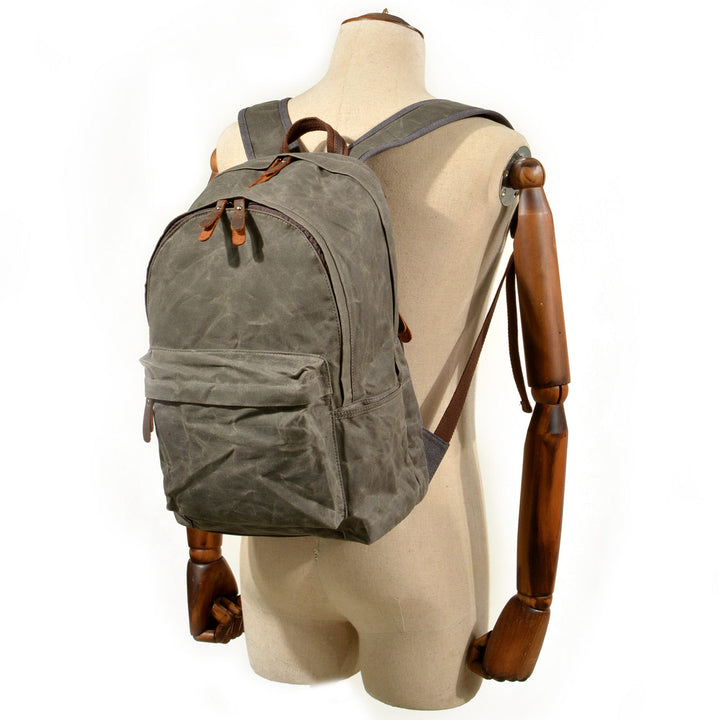 Vintage Canvas Rucksack | AMSTERDAM